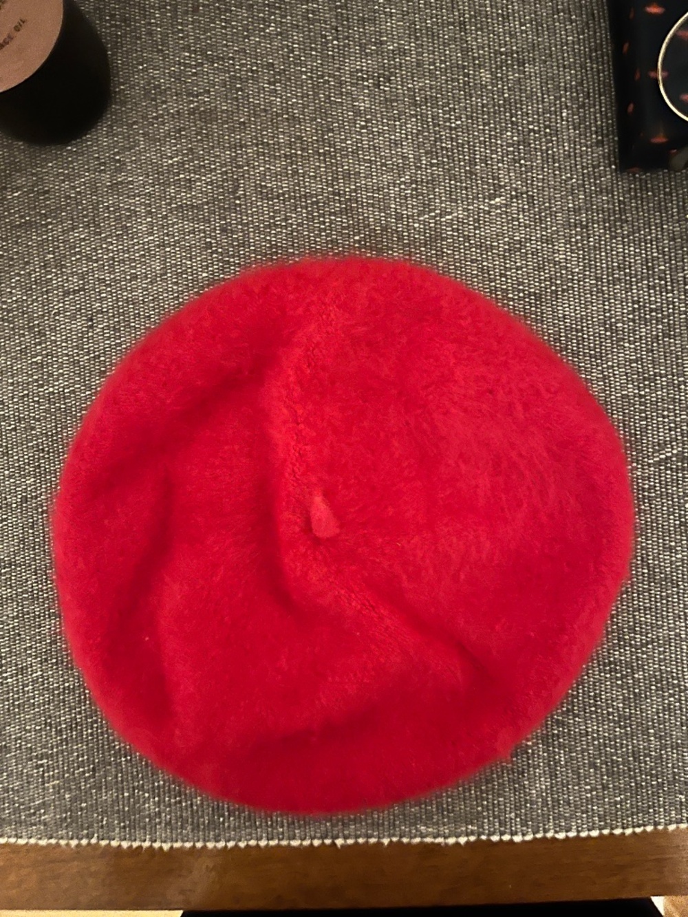 Calvin Klien, Slouch Beret Hat, Red, Size S